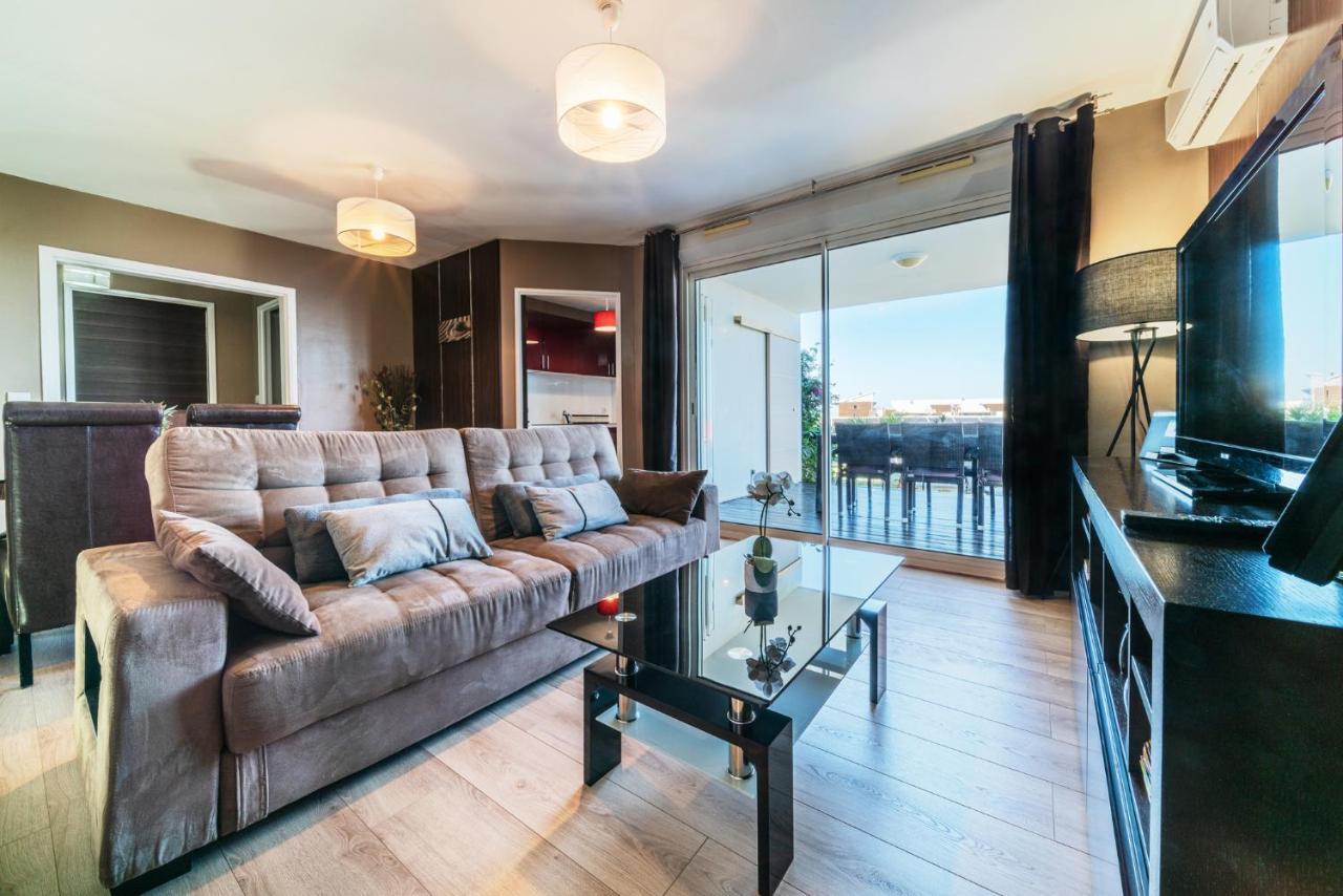 T2 Classe 4 Etoiles Avec Jardin, Piscine, Vue Mer A Saint-Gilles-Les-Bains Buitenkant foto